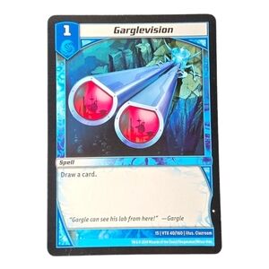 Garglevision Trading Card - Blue and Red Design